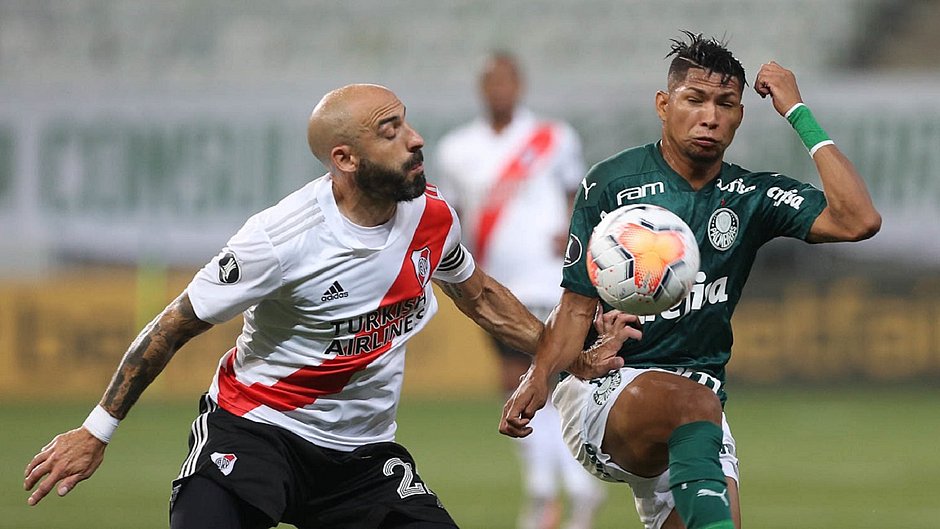 Pinola, do River Plate, e Rony, do Palmeiras
