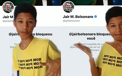 Influencer baiano de 15 anos irrita Bolsonaro e acaba bloqueado no Twitter