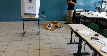 Vândalos destruíram urnas em escola no interior de São Paulo