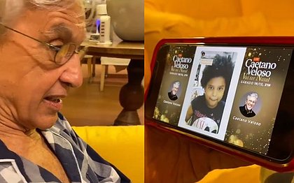 Criança baiana encanta Caetano Veloso e garante música na Live de Natal