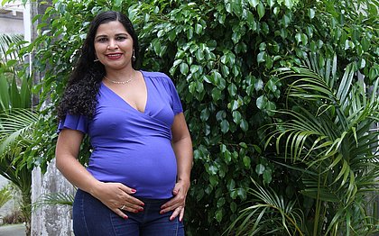 Joelma Ferreira está com o parto previsto para o final de janeiro