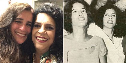 Em Portugal, Gal Costa posa ao lado da ex Lúcia Veríssimo