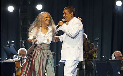 Bethânia e Zeca Pagodinho cantam na Concha neste sábado (14)