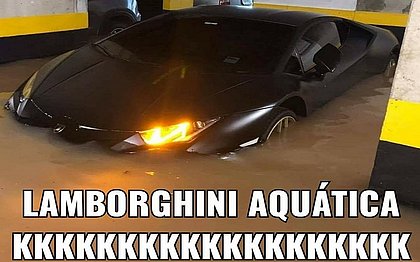 Lamborghini e Porsche ficam submersos após chuva em SP e viram meme -  Jornal Correio