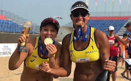 Ana Patrícia e Rebecca conquistam etapa chinesa do vôlei de praia