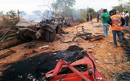 Três trabalhadores morrem após caminhão explodir no Oeste da Bahia