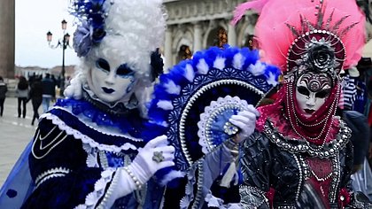 Programação do Carnaval de Veneza começou a ser suspensa na noite deste domingo