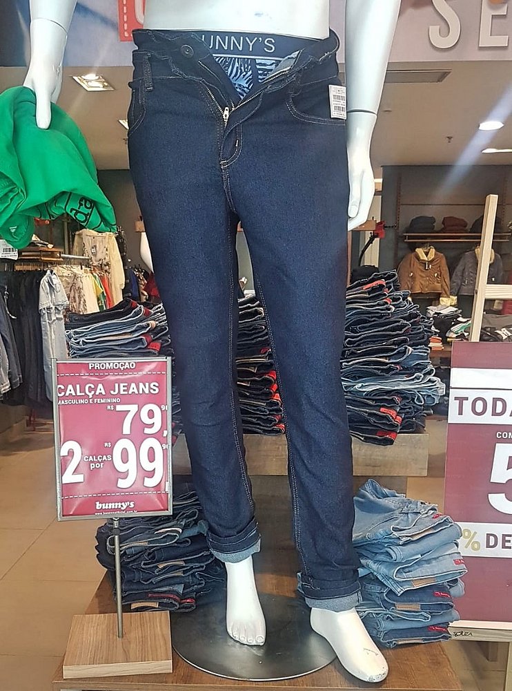 calça jeans masculina bunnys
