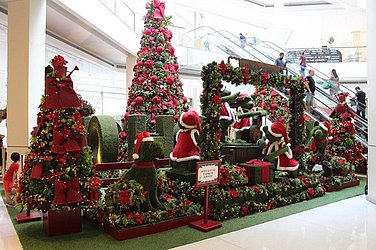 Decoração de Natal no Shopping Itaigara