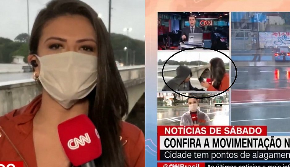 llevar a cabo Aumentar hilo Repórter da CNN Brasil é assaltada ao vivo; veja vídeo - Jornal CORREIO |  Notícias e opiniões que a Bahia quer saber