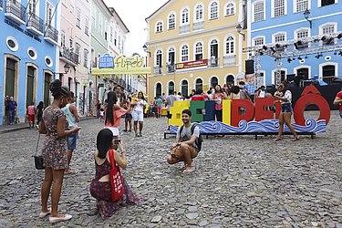 Pelourinho é um dos principais cartões postais de Salvador