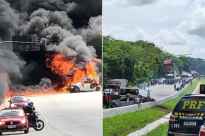 Engavetamento com 15 veículos deixa ao menos 14 feridos em Recife