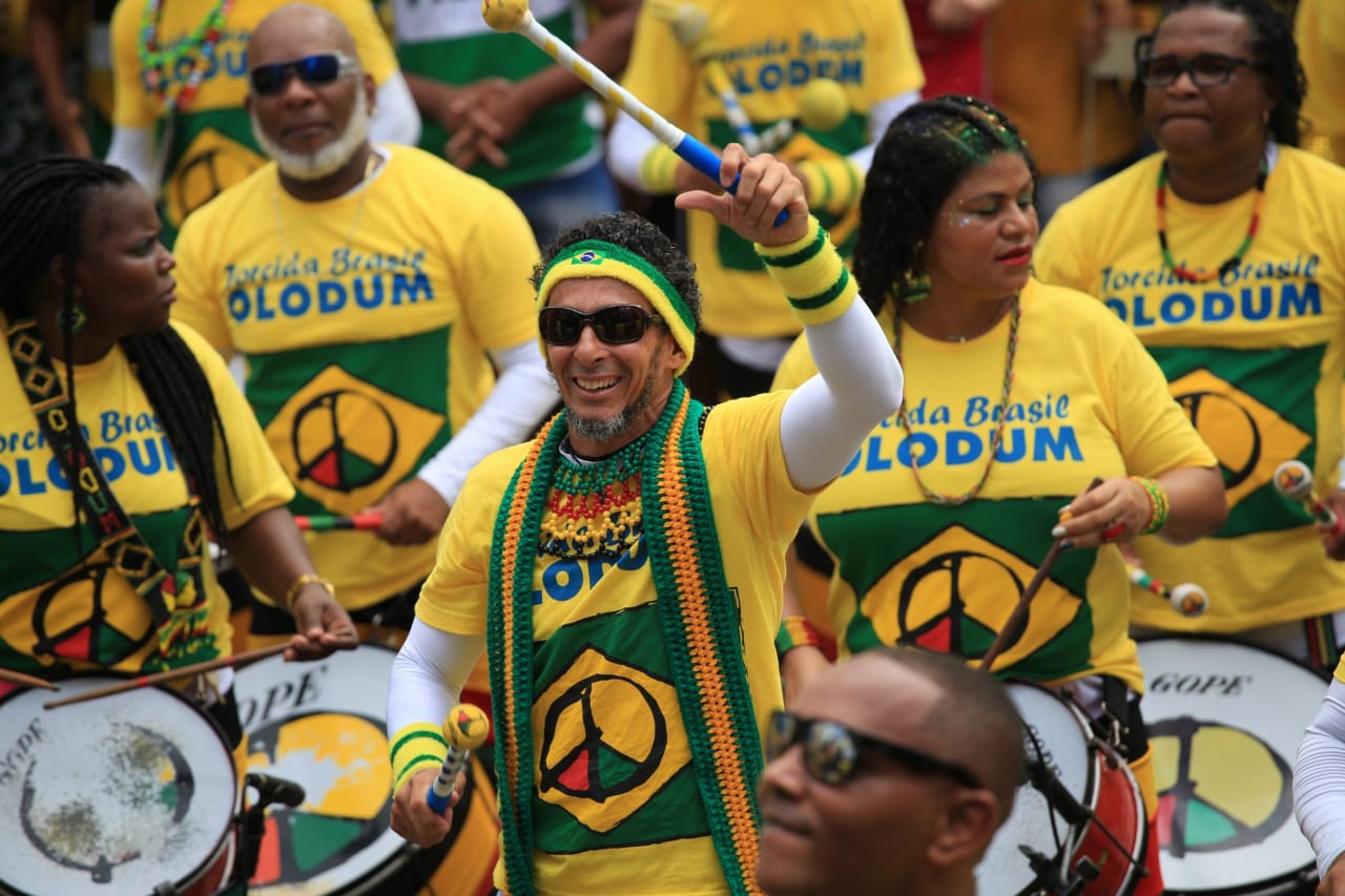 Torcida Brasil Olodum agita o Pelourinho nesta quarta (27) - Jornal Correio