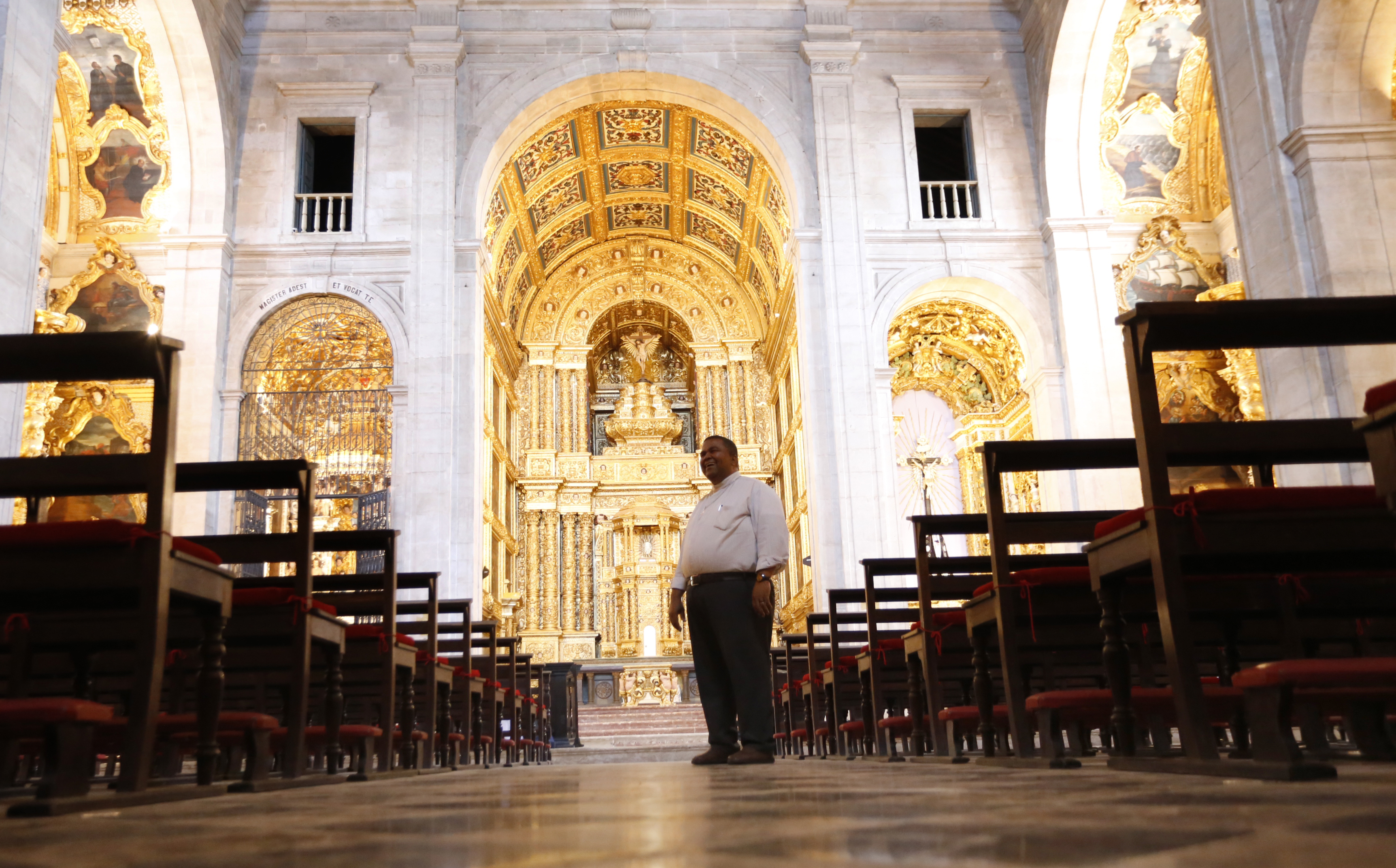 O pároco já pensa em estratégias para a manutenção deste tesouro arquitetônico.