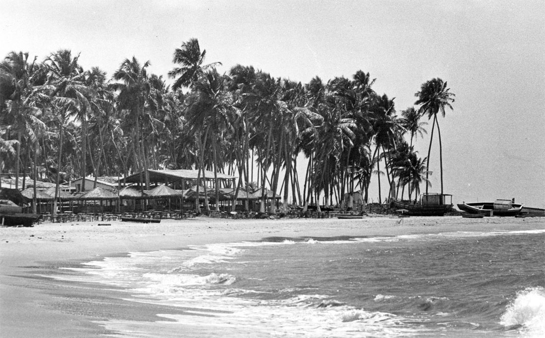 Praia no Litoral Norte em 1990