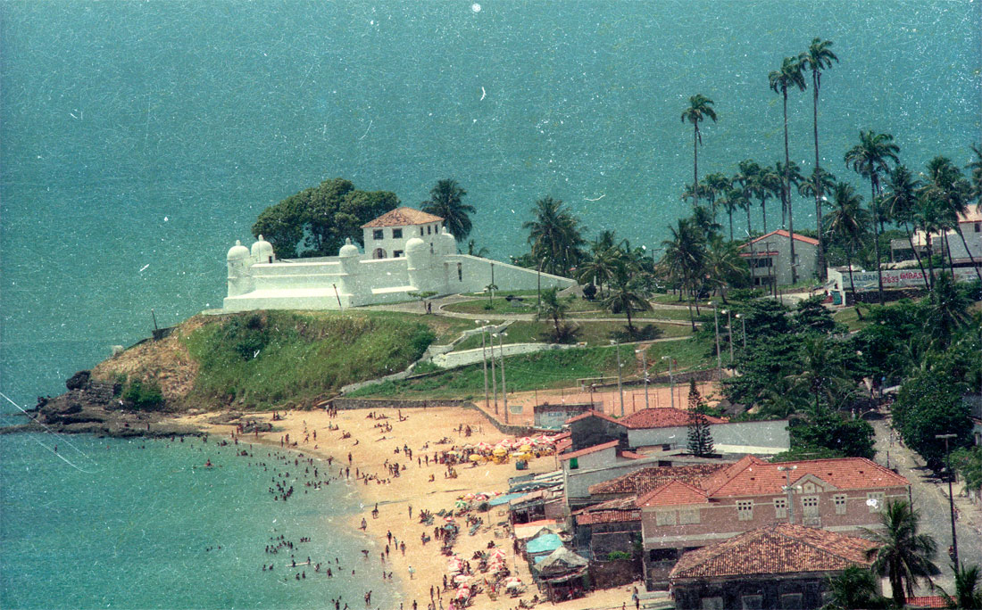 Janeiro de 1997, vista aérea de Ponta de Humaitá