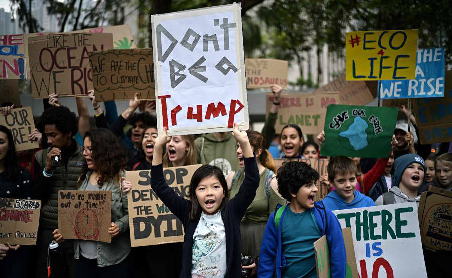 Manifesta&ccedil;&atilde;o em Hong Kong.
