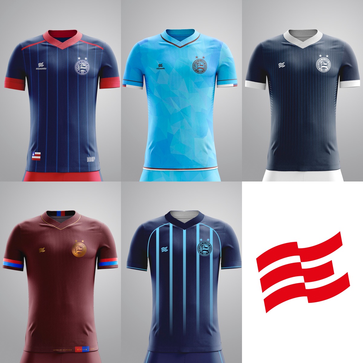 Bahia divulga finalistas de concurso de nova camisa; veja Jornal
