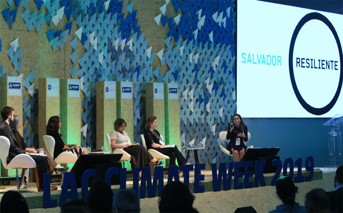 Painel durante a Semana do Clia