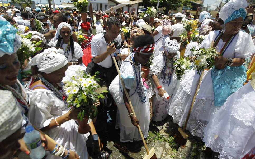 A lavagem da escadaria