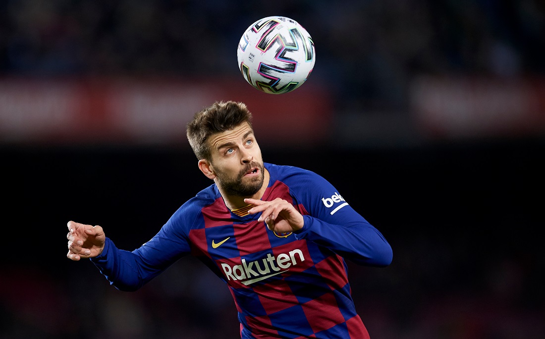 Piqué, do Barcelona, foi um dos jogadores que participaram do evento beneficente