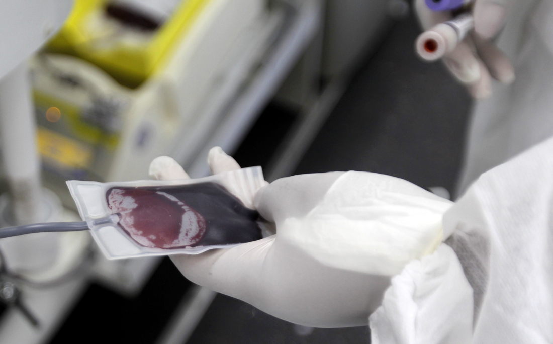 O sangue de tipo O+ é o que tem mais saída, por ter mais demanda na população baiana.