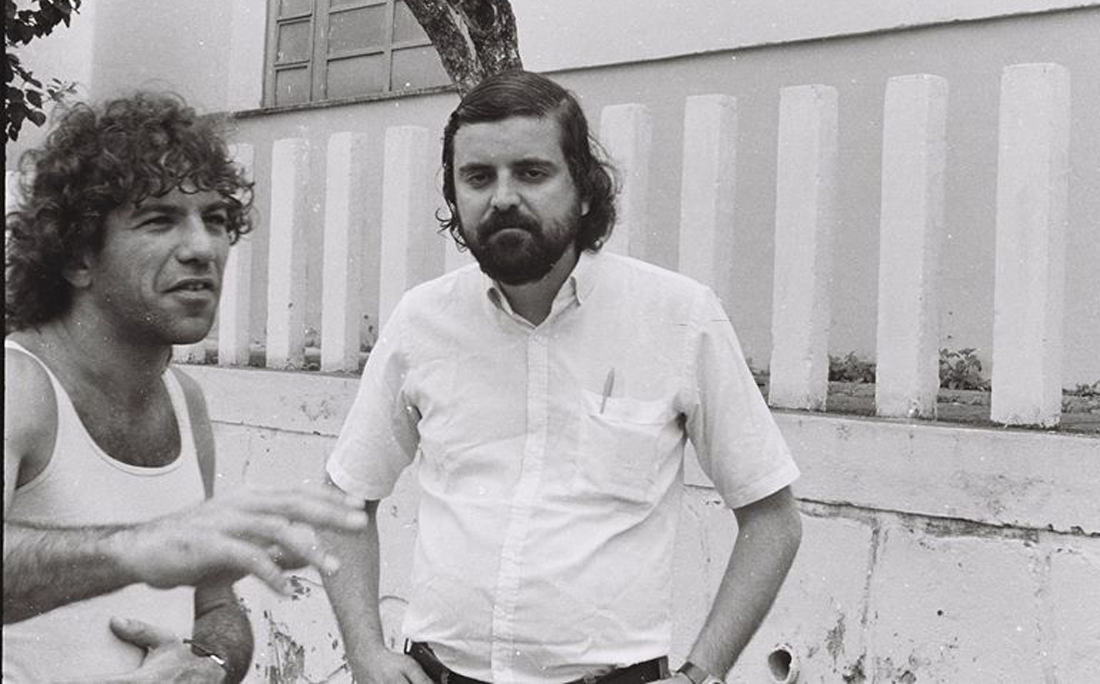 André Setaro e Artur Carmel em 1983.