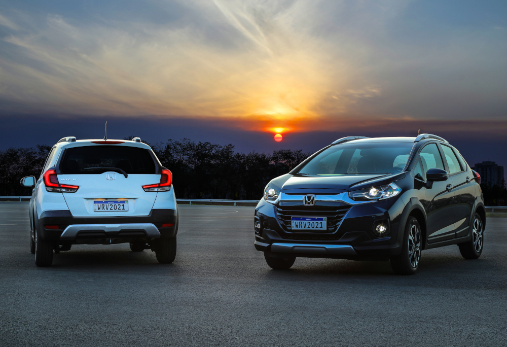 A Honda promoveu pequenos ajustes no WR-V e manteve o conjunto mecânico do crossover que compartilha a plataforma com o Fit e o HR-V