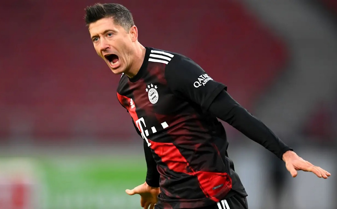 Lewandowski estará de fora do duelo do Bayern contra o Atlético de Madrid