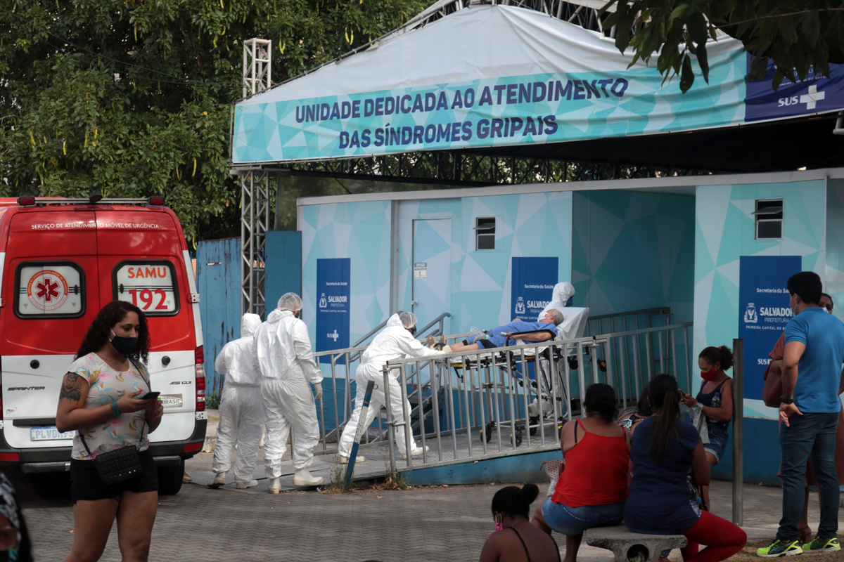 Bahia tem 4º dia seguido de recorde de pacientes em UTIs para covid: 912.
